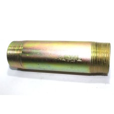 MS Barrel Pipe Nipple Round Heavy Duty Perfect Thread (LENGTH:100mm 4" Long)
